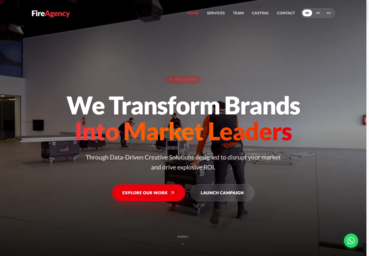 Fire Agency — Creative Production Platform preview